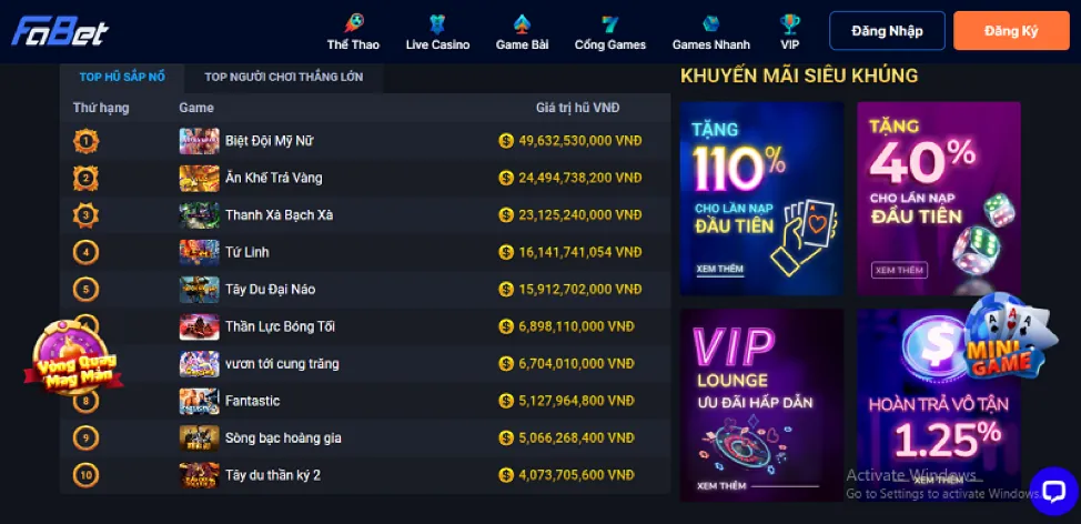 Các tính năng nổi bật của ứng dụng ok83865 casino
